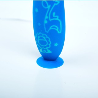 Bàn Chải Đánh Răng Silicon Cho Bé Marcus & Marcus, Từ 2 Tuổi - Xanh