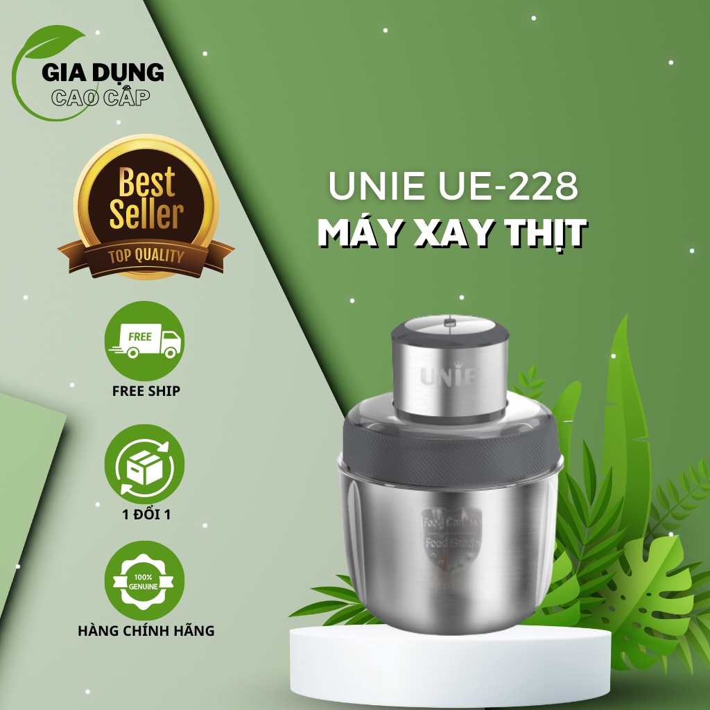 MÁY XAY THỊT 3 CỐI CAO CẤP UNIE UE228 CAO CẤP