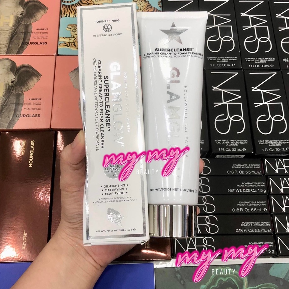 Glamglow - Sữa Rửa Mặt Đất Sét Glamglow Supercleanse™ Clearing Cream-To-Foam Cleanser 150g