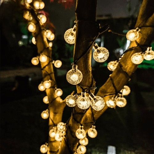 10M Đèn Led Bi Bọt 36 Bóng Đủ Màu Trang Trí Cây Cảnh Tết,Decor Phòng,Quán Nước,Nhà Hàng