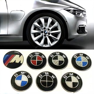 Set 4 miếng dán 68mm trang trí bánh xe hơi bmw e36 e39 e46 e60 e90 e90 f01 f10 f30 g01 g20 g21 g30 g11 f15 x5 x3