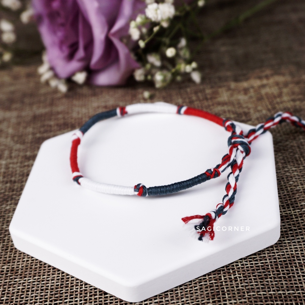 Chap.2 - Vòng tay, chân màu giáng sinh unisex l Wrap bracelet