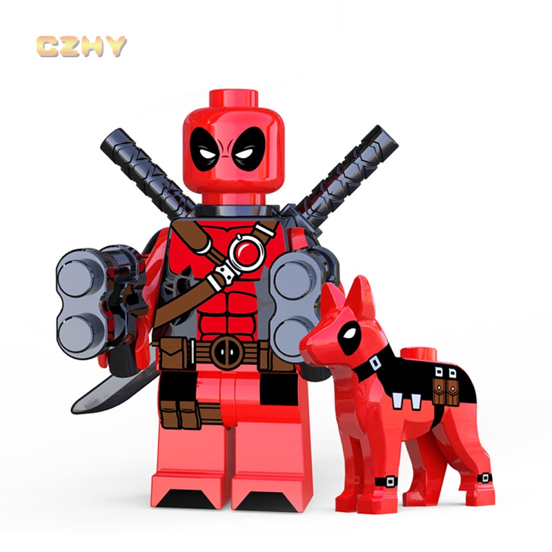 Wade Đồ Chơi Khối Xây Dựng Punk Hình Siêu Anh Hùng Chạy Xe Máy Wade Winston Wilson Dành Cho Trẻ Em