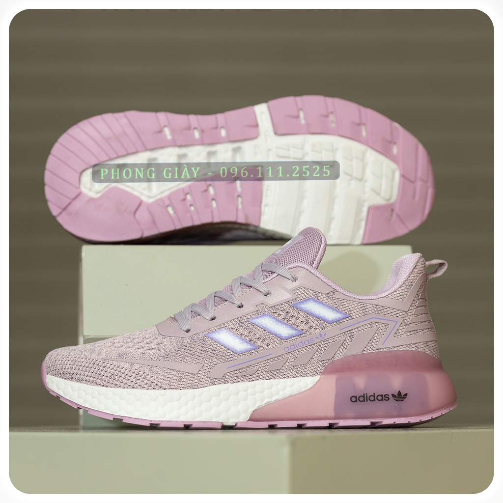 Giày Sneaker Nữ Giày Thể Thao Nữ D59 Màu Hồng - Fullbox