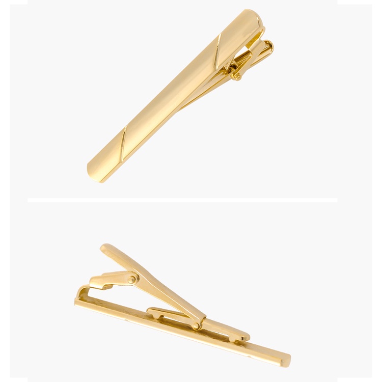 Kẹp cà vạt Nam thời trang kim loại cao cấp 6cm phù hợp cà vạt 7cm trở lên Cope88 KCV01