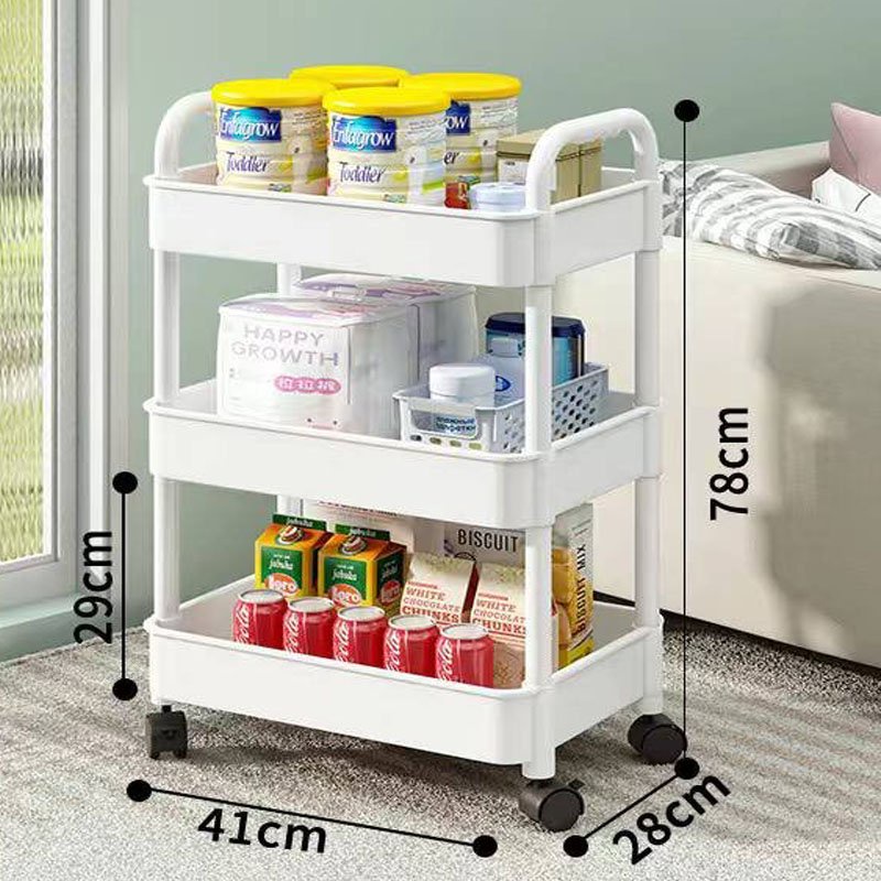 Kệ Để Đồ Kệ Đựng Đồ Đa Năng Có Bánh Xe Đẩy Dễ Dàng Di Chuyển