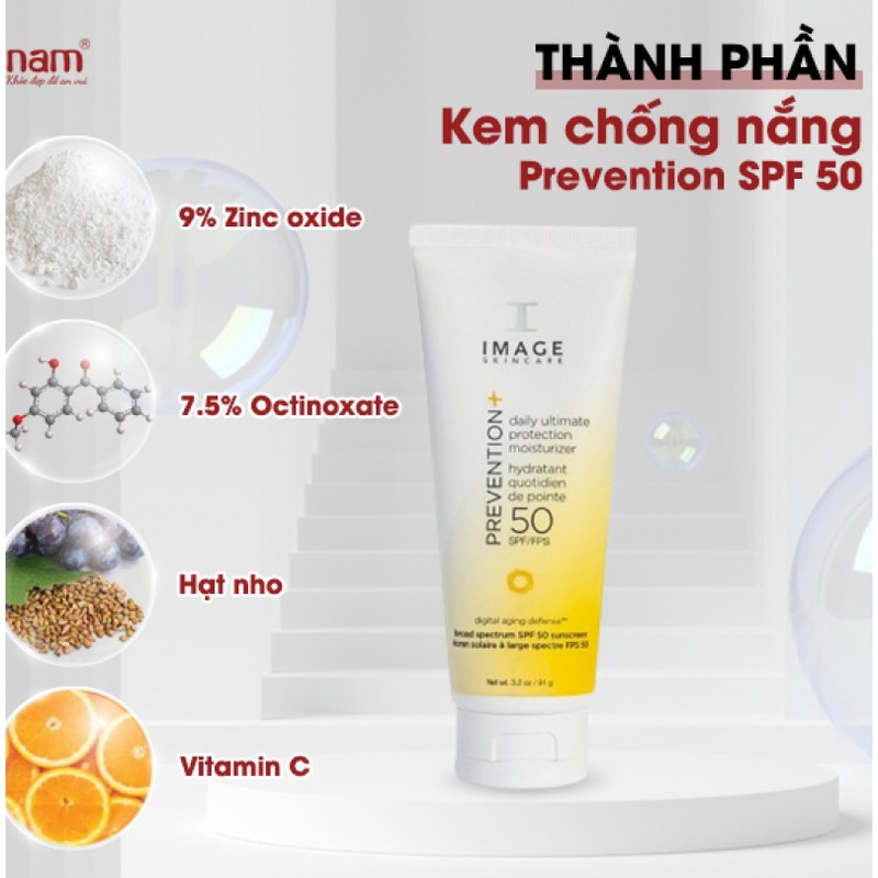 Kem Chống Nắng Cho Da Hỗn Hợp Image Prevention SPF 50 Daily Ultimate Moisturizer 91g