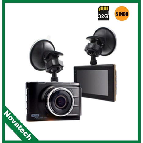 CAMERA HÀNH TRÌNH NOVATECH A19 3 INCH, HỖ TRỢ TIẾNG VIỆT