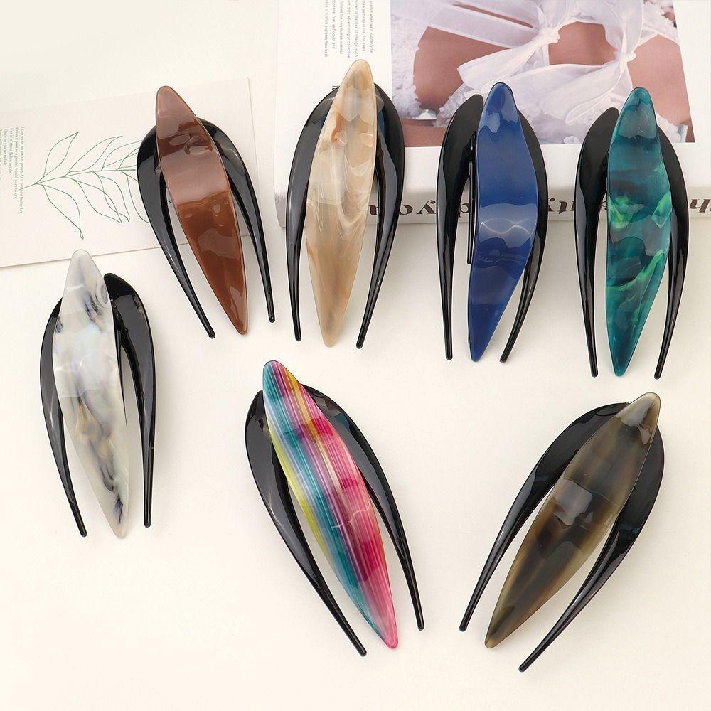 ANEMONE Kẹp Tóc Hình Cá Mập Phong Cách Vintage Thời Trang Cho Nữ