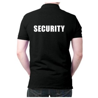 Black Security Polo T Shirt / Security Polo Tee / Security Shirt / Security Uniform / Security Polo Tee