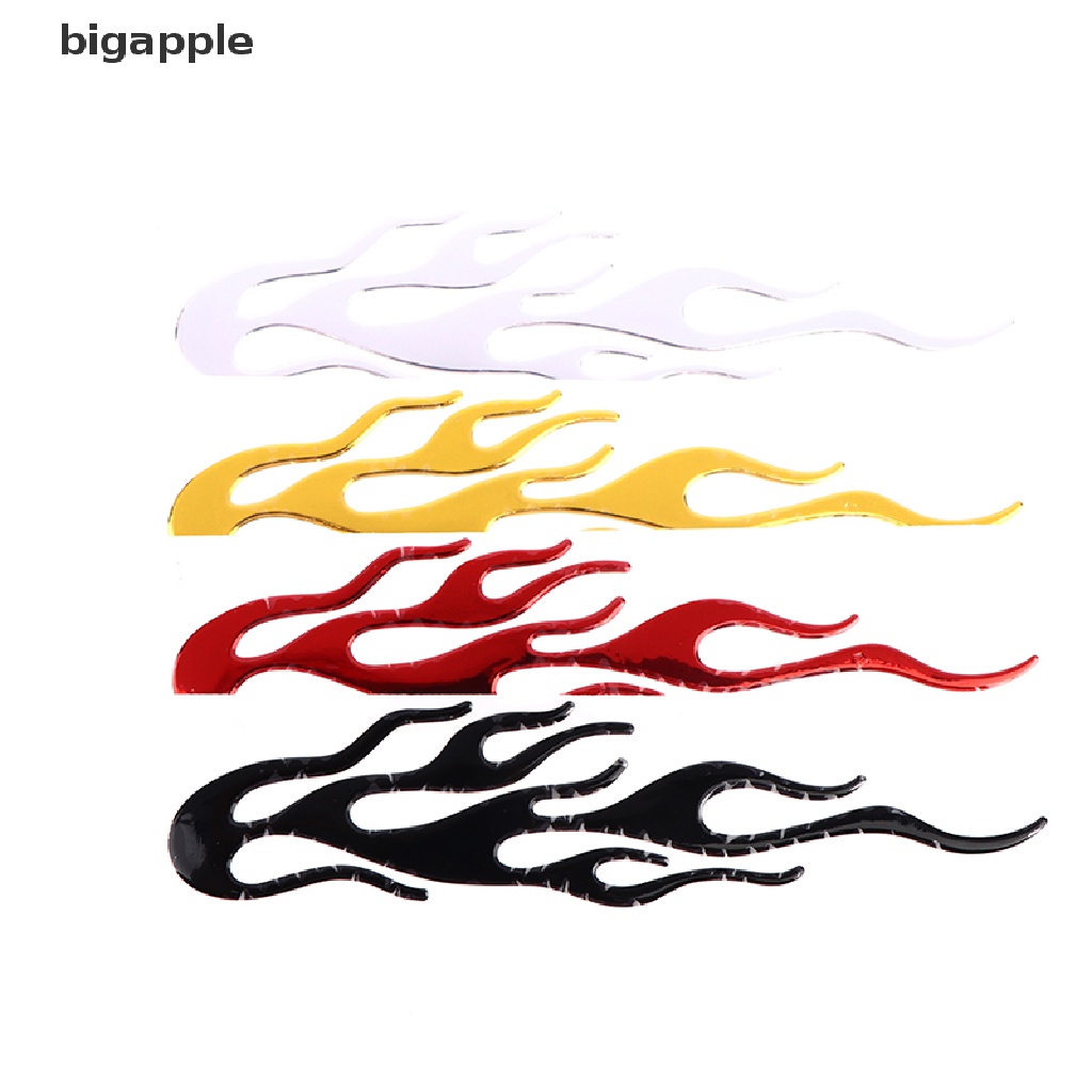 Miếng Dán Đề Can Vinyl Hiệu Ứng Lửa 3d Phản Quang Kích Thước 20 * 4CM Trang Trí Xe Hơi Xe Máy