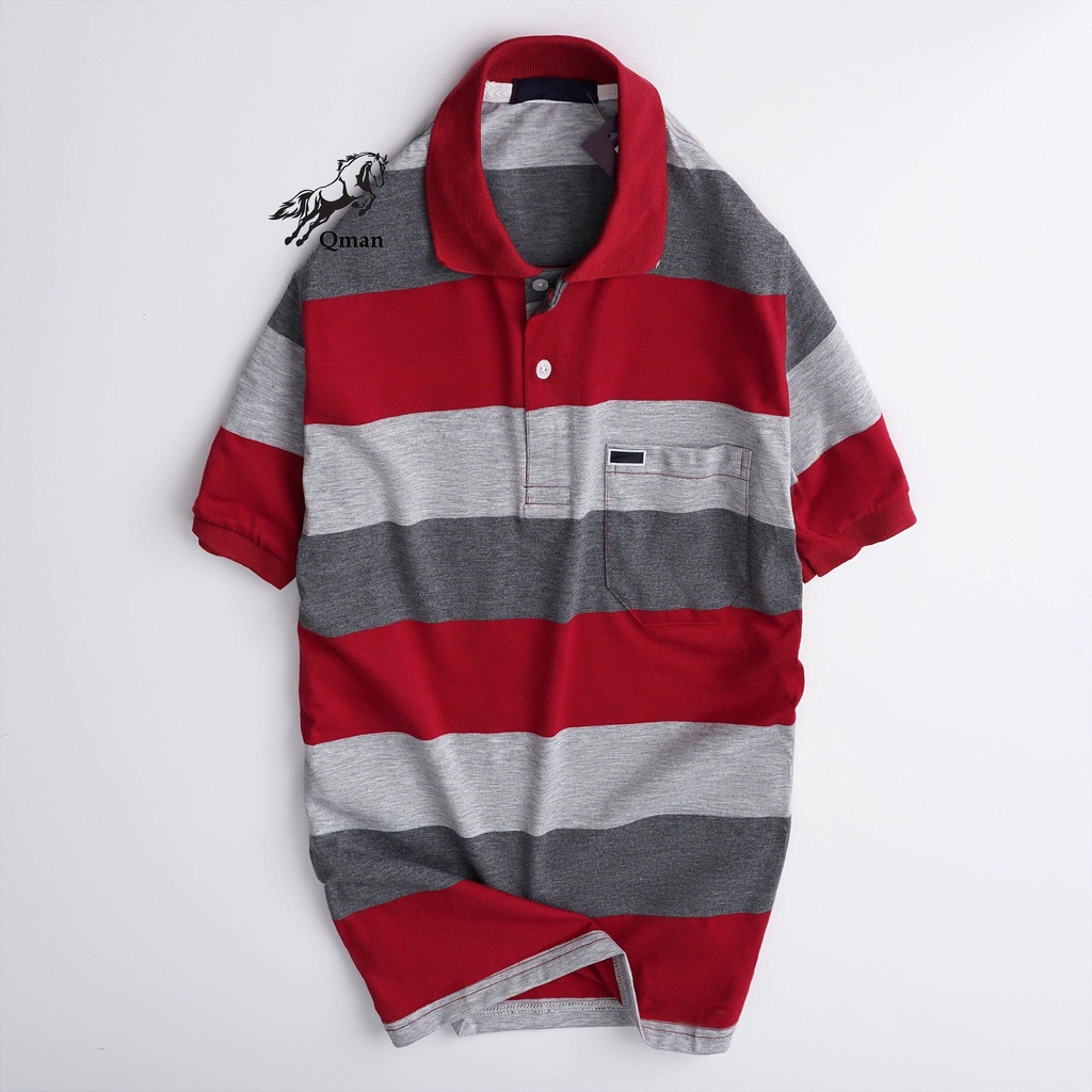 Áo thun nam trung niên ba sọc đẹp, màu mới lạ, mặc tôn dáng, tôn lên chất đàn ông A0012