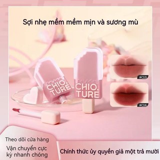  son que kem Chioture Son Kem Màu Nhung Lì Làm Trắng Da Thiết Kế Hình Que Kem Chioture son môi son que kem 