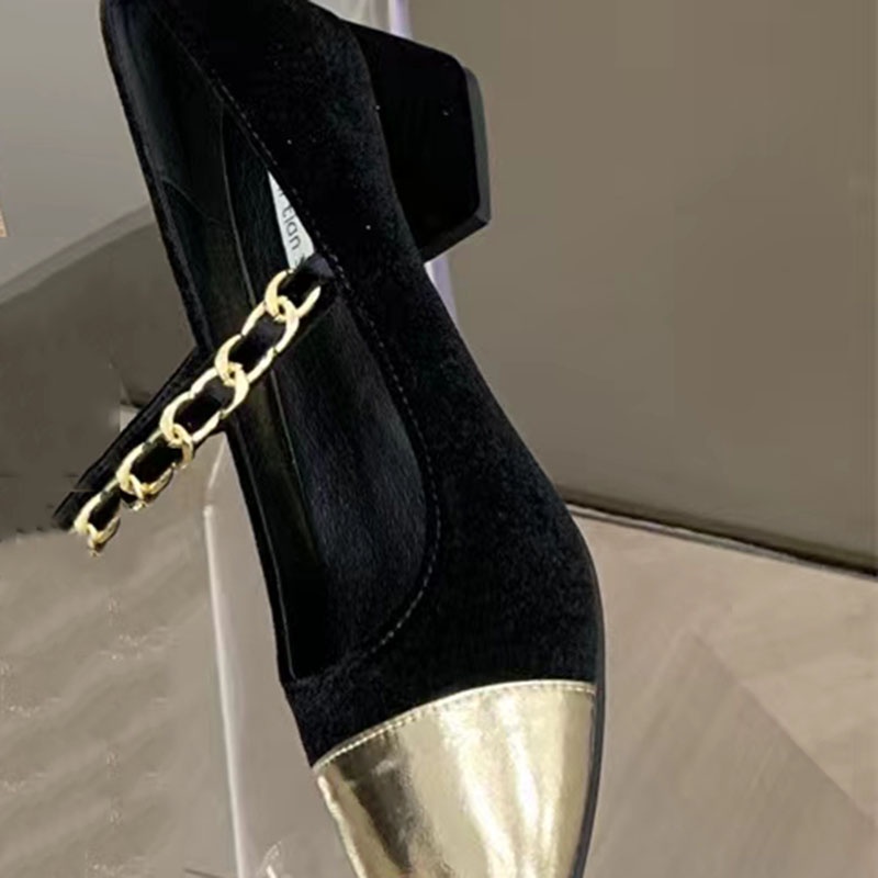 Giày cao gót IELGY mũi vuông phong cách Pháp ngọt ngào xinh xắn dành cho nữ