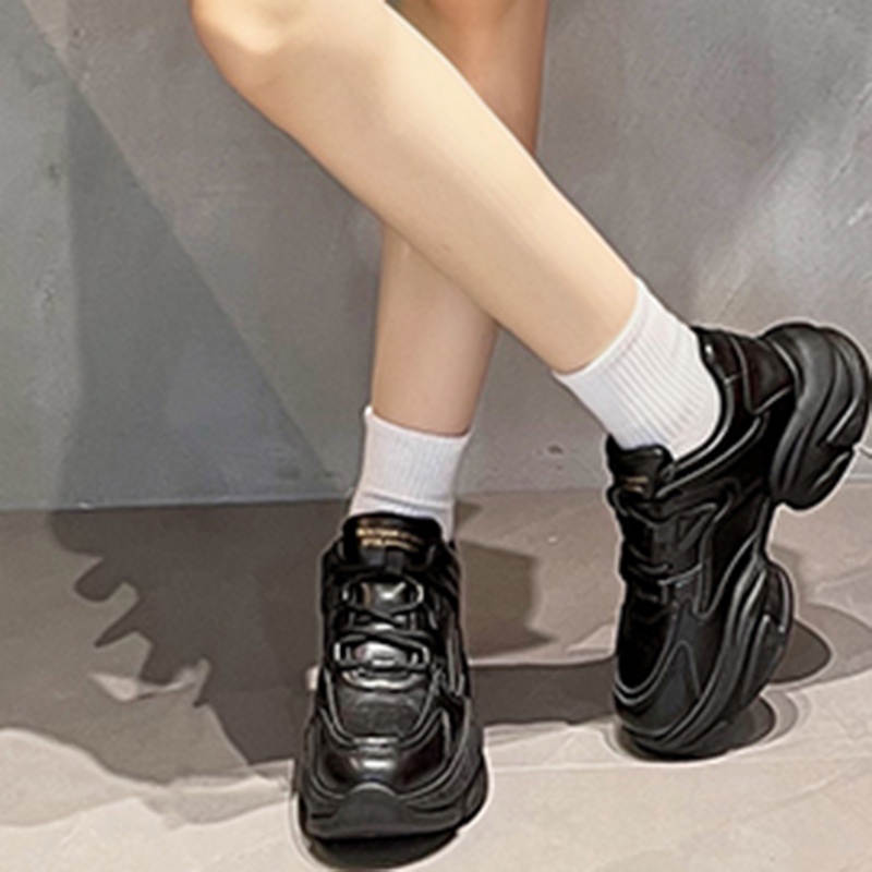 Giày Thể Thao Màu Trơn Đế Dày Dễ Phối Đồ Thời Trang Cho Nữ