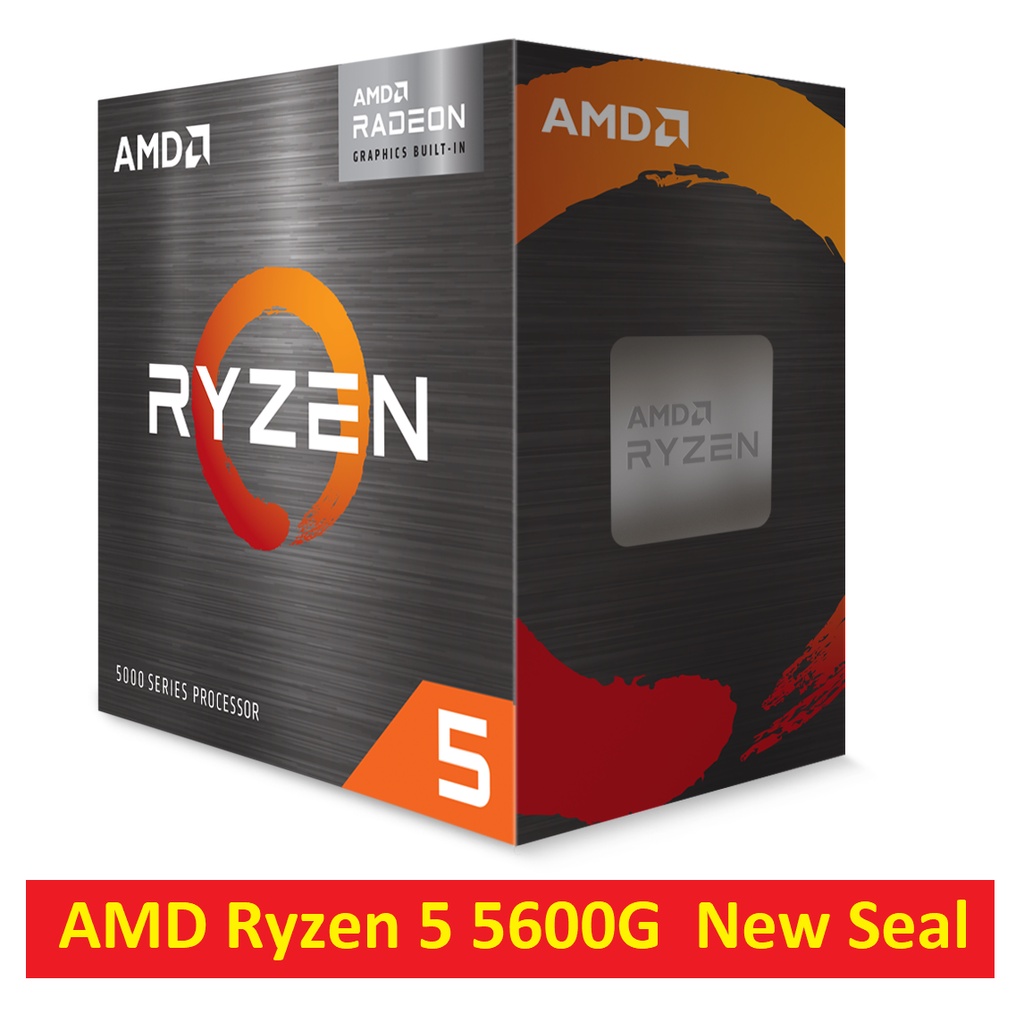 Bộ Vi xử lý AMD RYZEN 5 5600G 6 nhân 12 luồng new box | BigBuy360 - bigbuy360.vn