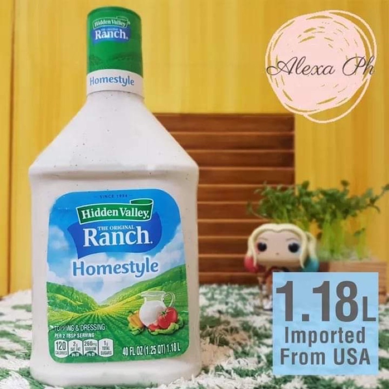 Sốt Ranch Mỹ sốt trộn Salad Hidden Valley Ranch Mỹ 1.18L
