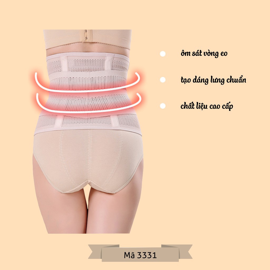 Đai Nịt Bụng Giảm Mỡ Sau Sinh Dạng Latex Corset Chuẩn Quần Gen Bụng Mặc Váy Chống Cuộn Kiêm Đai Định Hình Bụng Thon Gọn