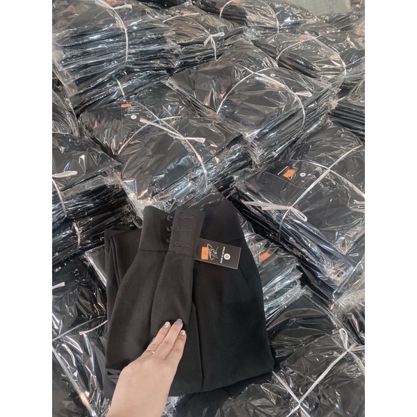 Quần Tây Nữ Lưng Cao 3 Cúc Cài Mặc Đi Học Làm Công Sở