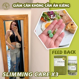 Viên uống Trà thảo mộc hỗ trợ giảm cân X3 Slimming care chính hãng