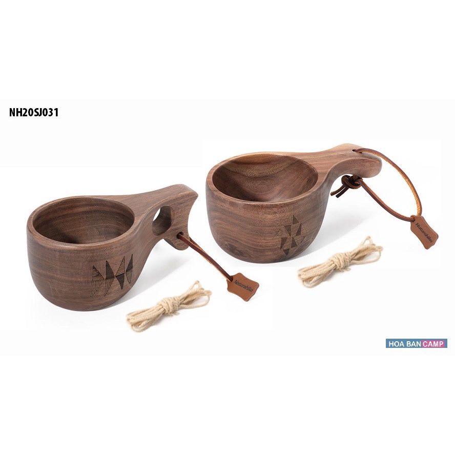 Cốc Gỗ Óc Chó NatureHike NH20SJ031 | 200-220ml