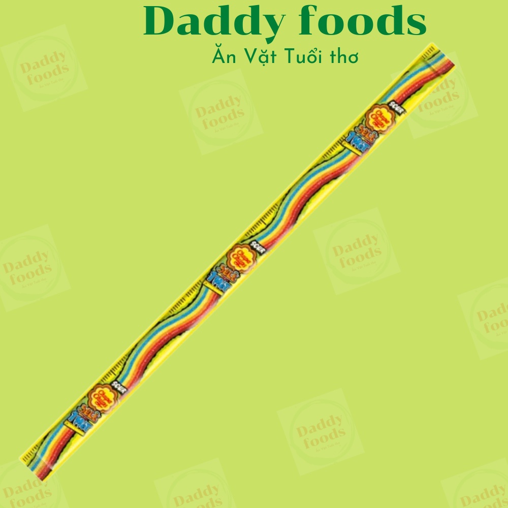 1 thanh kẹo dẻo chupa chups 1m kẹo cầu vồng đồ ăn vặt cổng trường siêu ngon