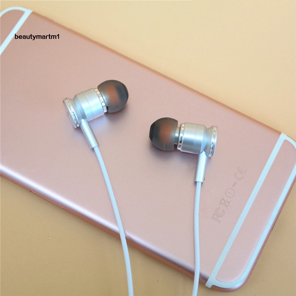 Set 1 6 Nút Bọc Đầu Tai Nghe Nhét Tai Bằng Silicon Mềm Thay Thế