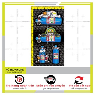 LOGO STICKER DÁN XE MÁY MINI M12 - THU DECAL