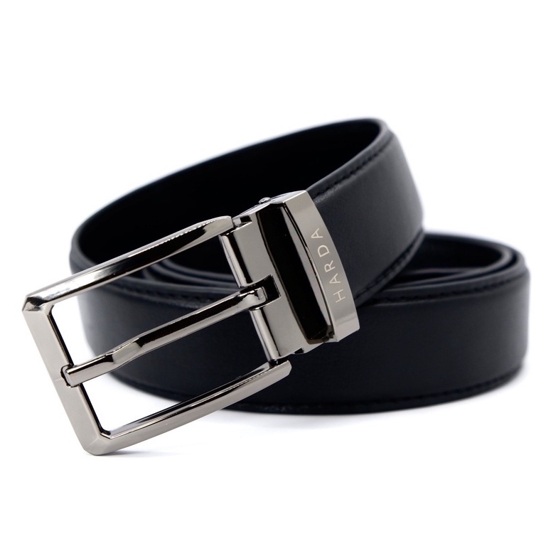 Thắt Lưng Harda Da Nappa 3 Lớp Khóa Kim