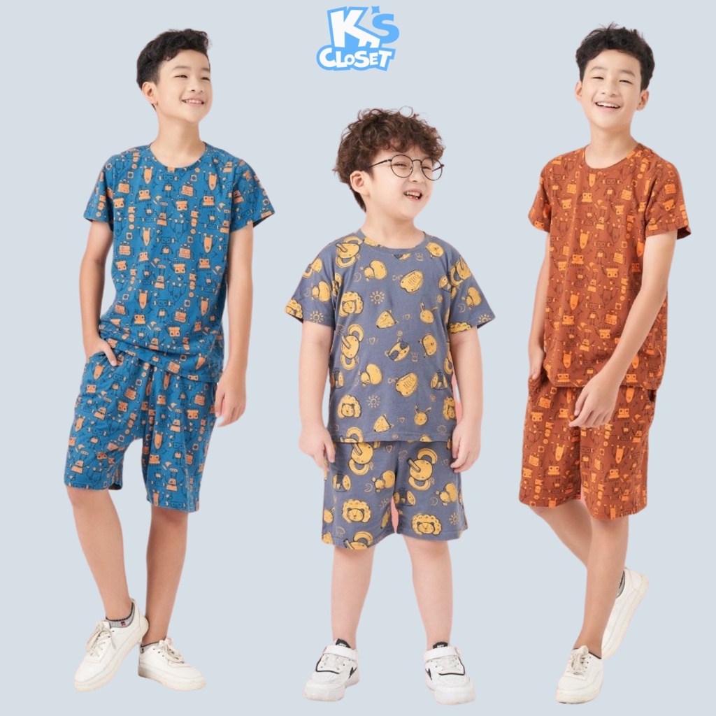 Bộ quần áo cộc tay bé trai K'S CLOSET (10-14 tuổi) T115ONS / K103ONS / K249ONS TMĐT