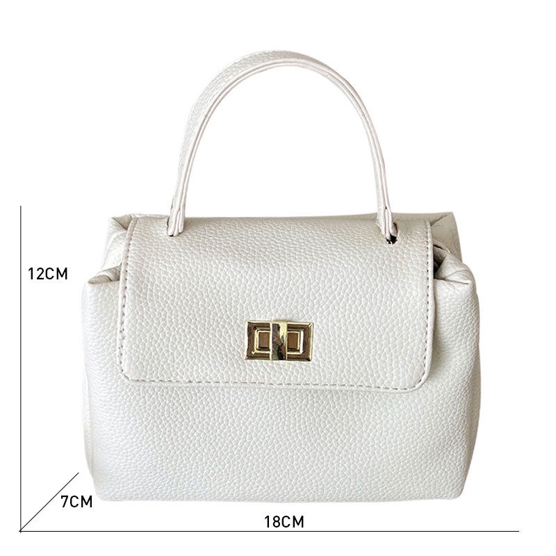 Mischa Túi Đeo Vai Bằng Da PU Màu Trơn Phong Cách Phương Tây Thời Trang Cho Nữ