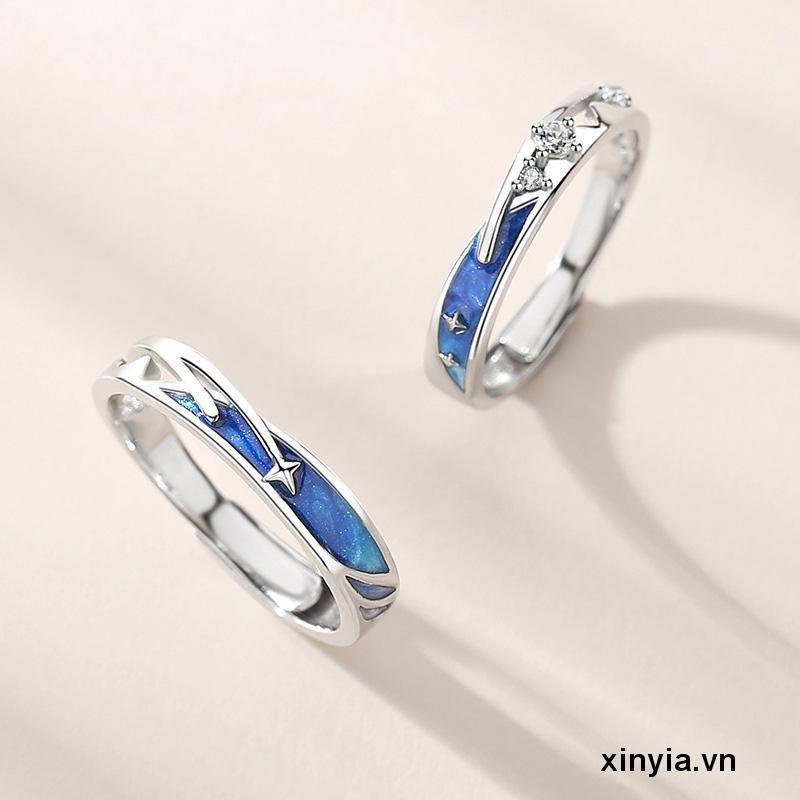 Nhẫn đeo tay có thể đIều chỉnh kích cỡ hình sao băng