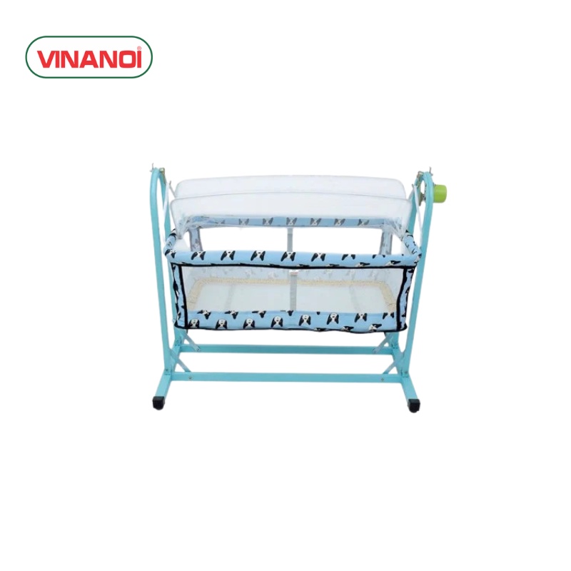 [Nôi em bé cao cấp] Nôi điện tự động khung thép Vinanoi N35 sức đưa 35kg, đạt chuẩn chất lượng