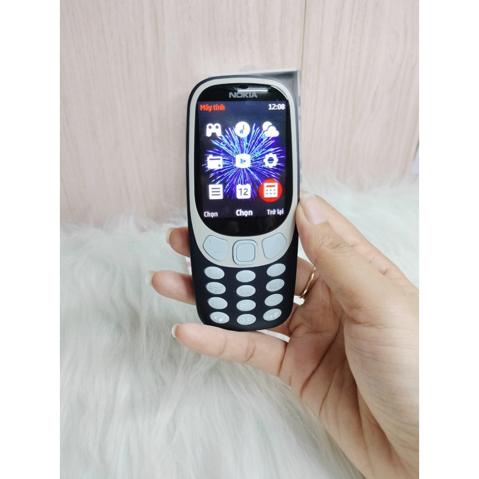 Điện thoại 2 sim nokia 3310  giá rẻ full hộp-Bảo hành 12 tháng