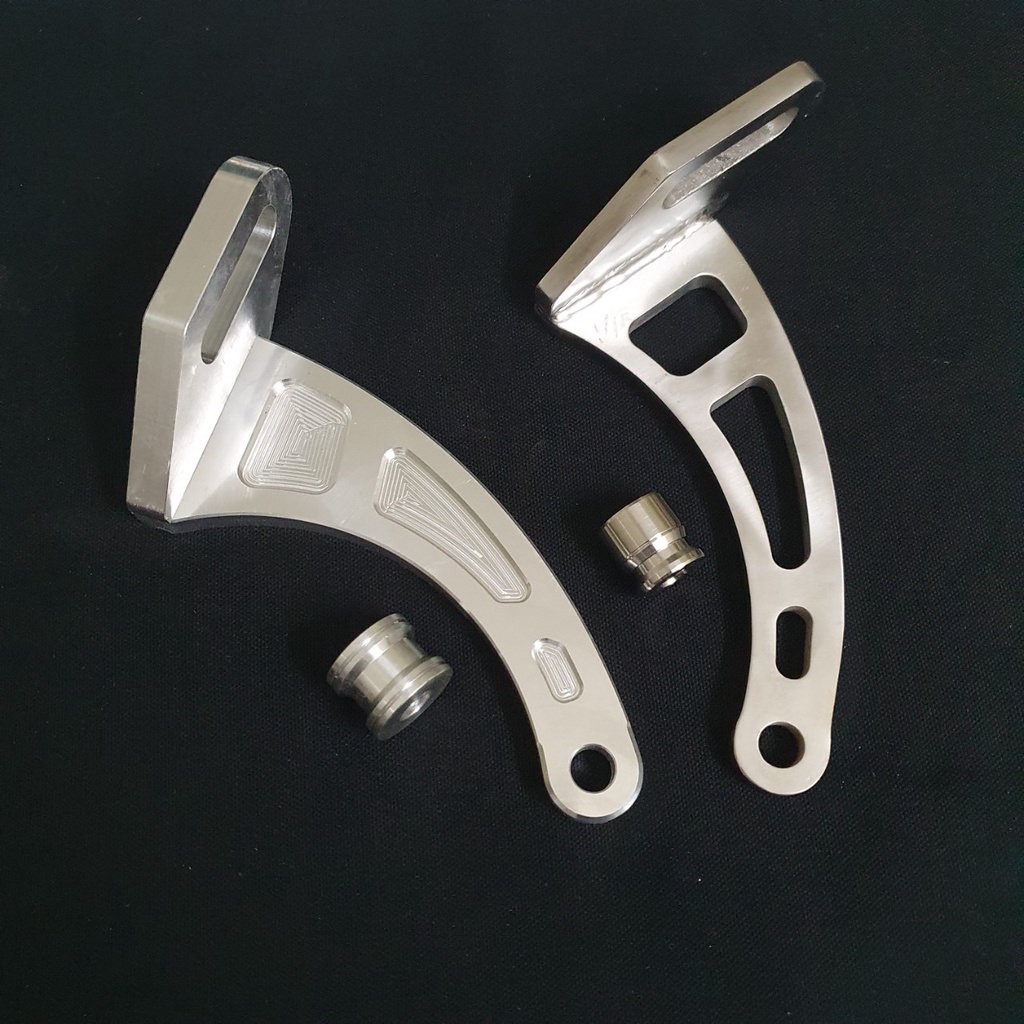 (Kèm 1 con ốc gắn) Bộ pát má đùm độ thắng dĩa xuống thắng đùm gắn sử dụng cho các dòng xe HONDA YAMAHA