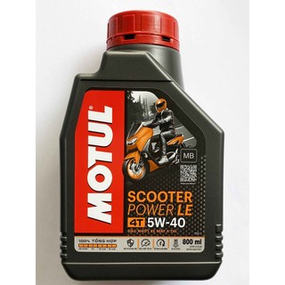 Nhớt MoTul Scooter Power 5W40 Tổng Hợp Cho Xe Tay Ga Cao Cấp (0.8L)