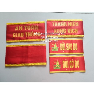 Băng an toàn giao thông, băng thanh niên xung kích, băng sao đỏ, cờ đỏ