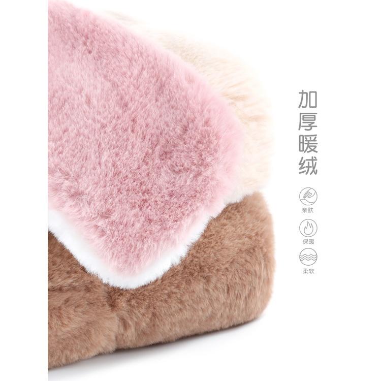 PVN39083 Mũ trẻ em mùa đông lót lông sừng hươu cute nón kèm khăn siêu ấm cho bé hàng Quảng Châu