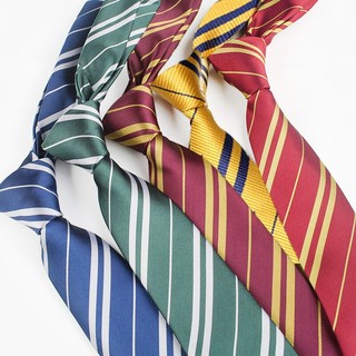 Cà Vạt Lụa Harry Potter Cà Vạt Slytherin Hufflepuff Ravenclaw C2103AD