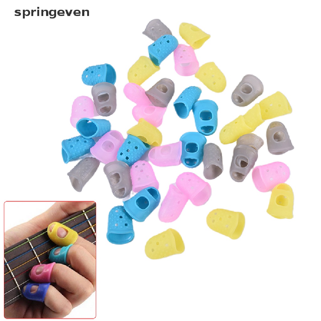 Bộ 10 Găng Tay Silicone Bảo Vệ Ngón Tay Khi Chơi Guitar