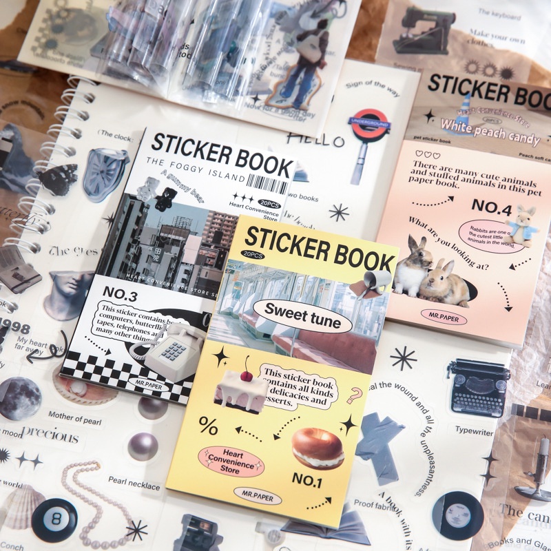 Đĩa Cdaily Cdaily Chất Lượng Cao|Ins Nhãn Dán Sổ Tay Album Ảnh Dòng Muối Biển Sổ Tay Bằng Chất Liệu Collage Trang Trí DIY