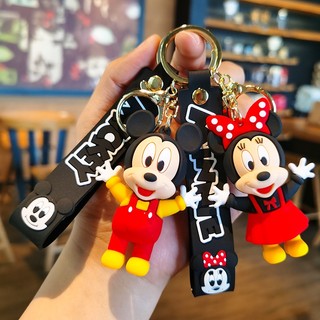 Disney móc khóa hình chuột mickey minnie dễ thương