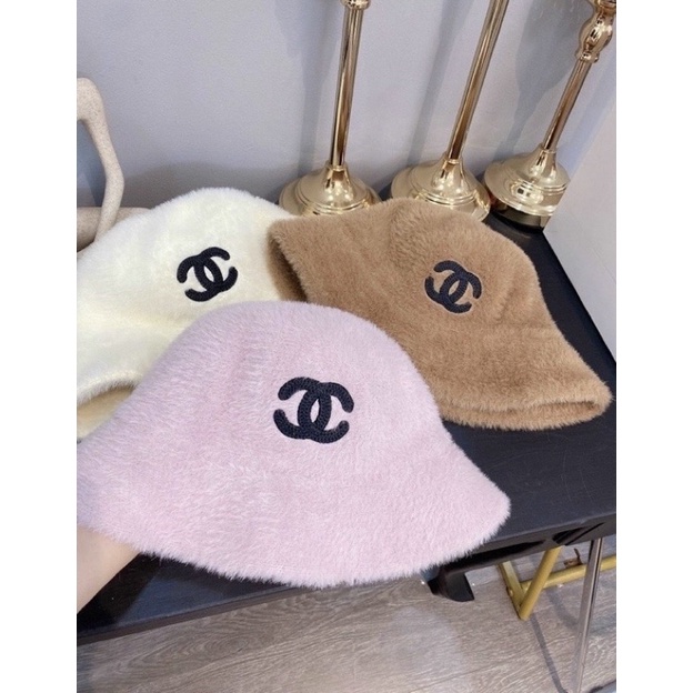 Mũ bo lông QC - nón cụp lông mịn nhập khẩu xinh (đẹp) thời trang nữ