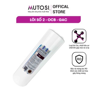 Lõi lọc nước mutosi số 2 - lõi ocb-gac - mã loiocb
