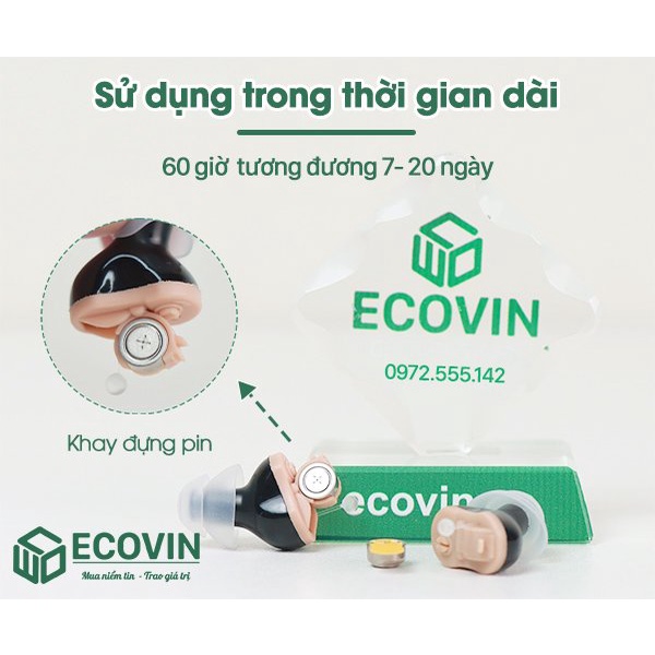 Máy Trợ Thính, Tai Nghe Trợ Thính Không Dây Cho Người Già Điếc Nặng Goodmi GM-910 Chính Hãng