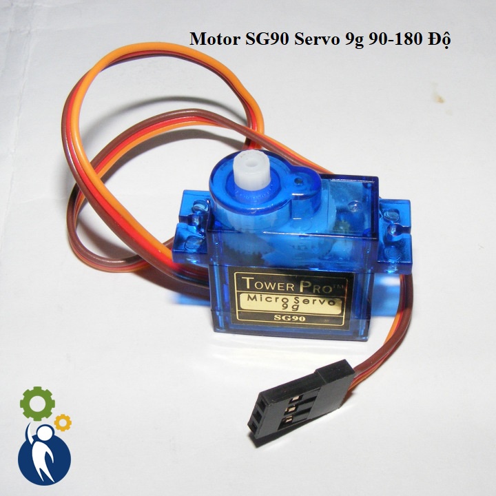 Motor SG90 Servo 9g góc quay 90-180 Độ