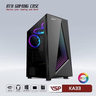 CASE VSP GAMING KA33 ĐEN / TRẮNG