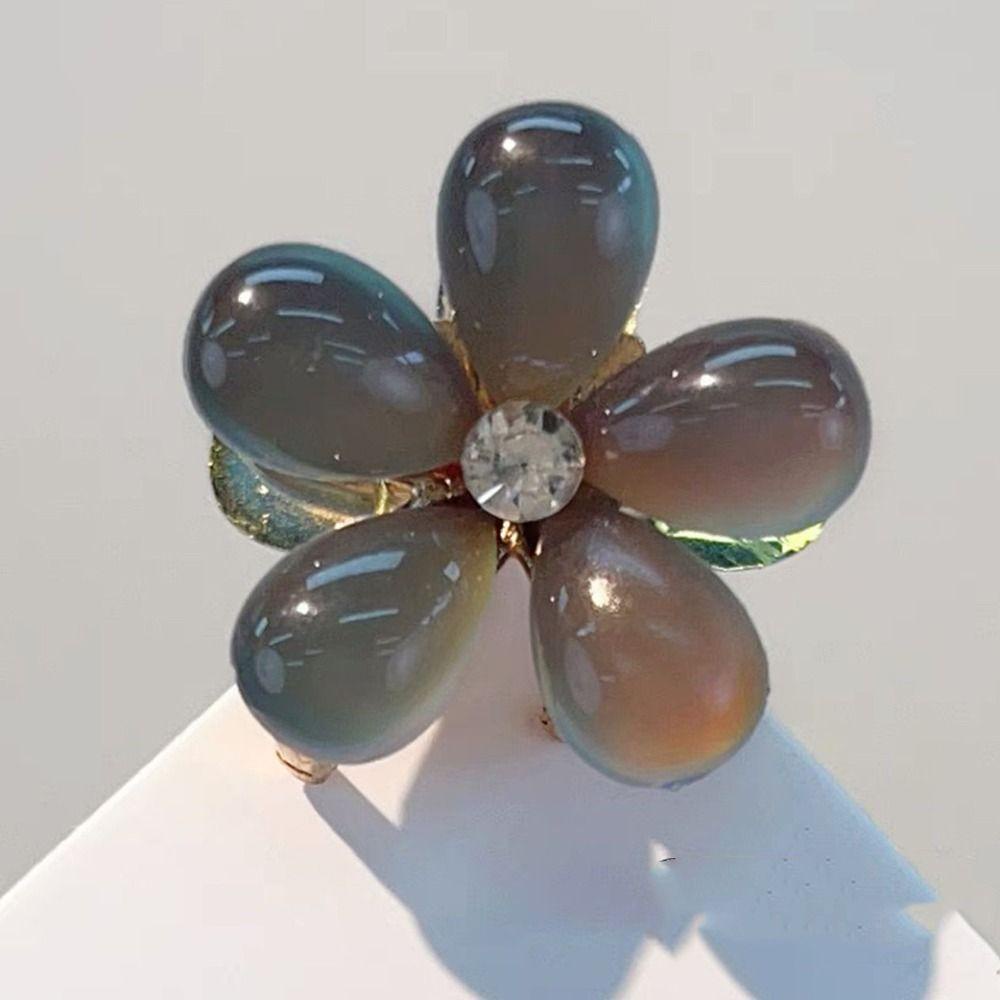 Kẹp Tóc Càng Cua Họa Tiết Hình Học Phong Cách Retro Tinh Tế Cho Nữ 2Lilife