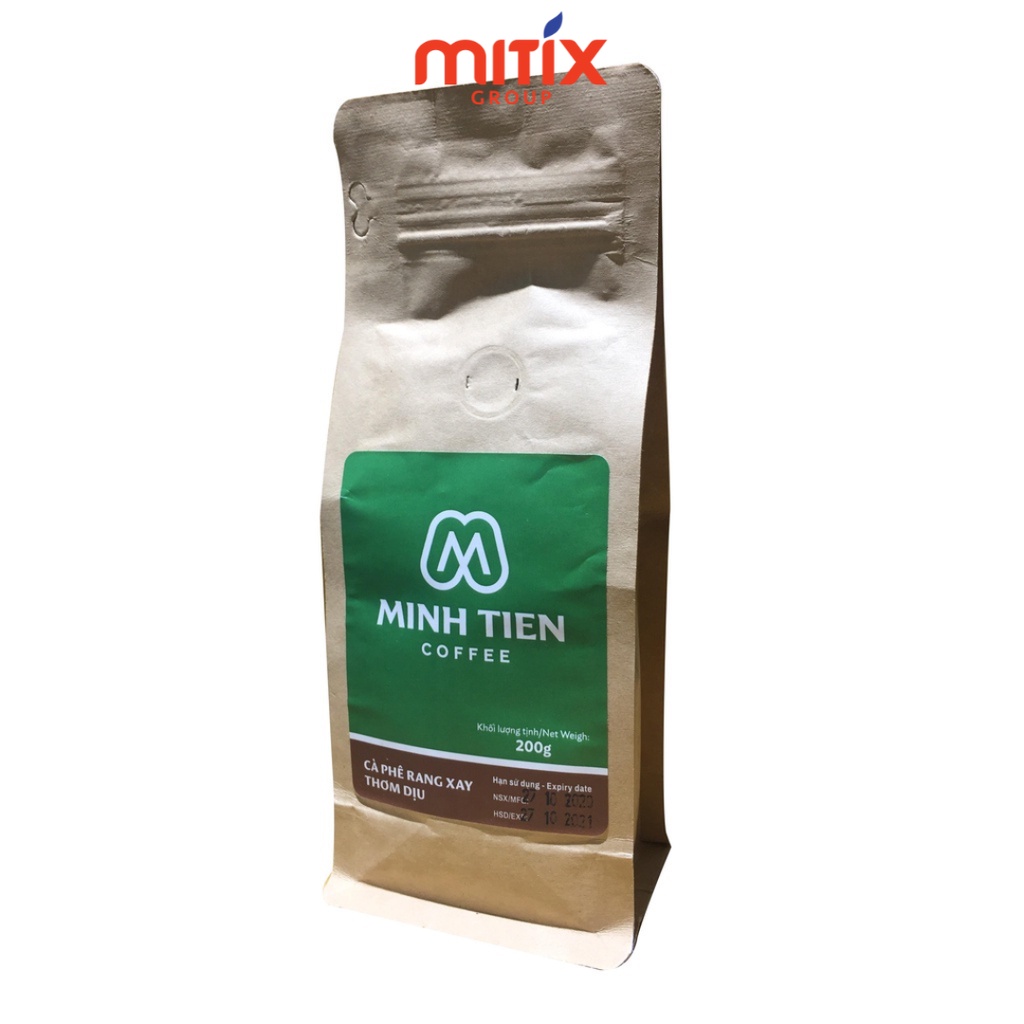 Cà phê Rang xay Thơm Dịu Mitix, được pha trộn giữa Arabica & Robusta Minh Tien Coffee