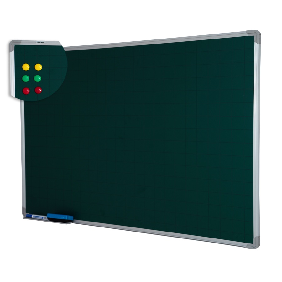 Bảng từ xanh viết phấn HQ 0.8x1.2m (tặng kèm phấn, nam châm)